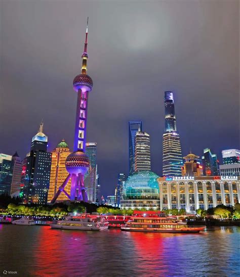 Huangpu River Night Cruise Ticket in Shanghai + Buffet Meal - Klook India