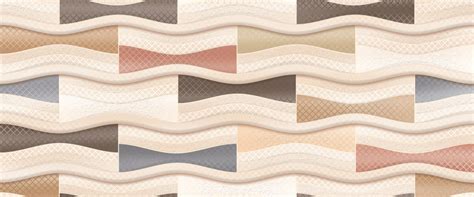 Chevron Wave tile Customised Wallpaper – Myindianthings
