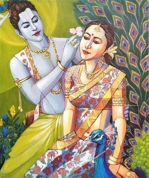 Radha Krishan Acrylic Paintings & Artworks | Buy Acrylic Paintings of ...