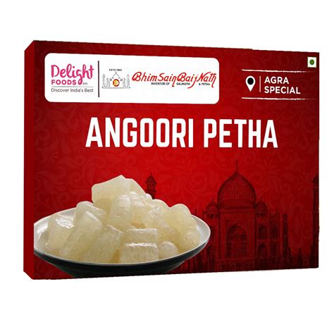 Delight Foods Original Angoori Petha Agra Petha 350grams | Indian ...