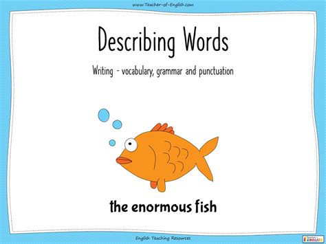 Image result for Using Describing Words