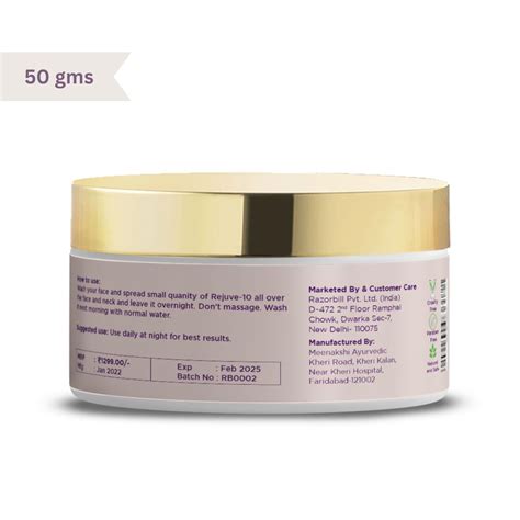 REJUVE 10- INTENSE NIGHT RADIANCE FACE SHIELD - Razorveda – RAZORVEDA