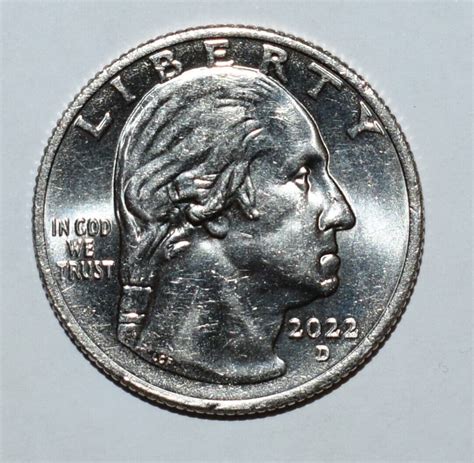 2022 D Maya Angelou Quarter Error AU Original LGF, ESD Double Die ...