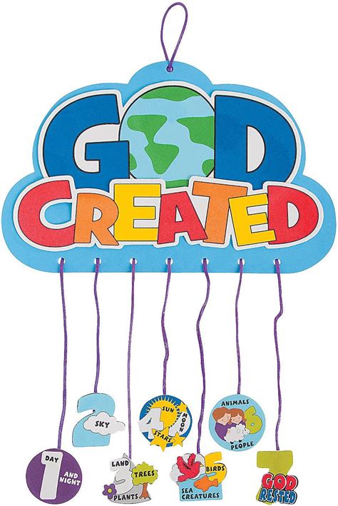 FunExpress Religious Craft Kit - 7 Days of Creation Mobile - India | Ubuy