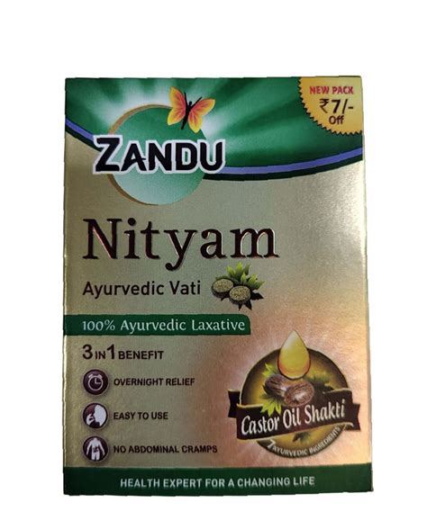 Buy ZANDU NITYAM AYURVEDIC VATI 30 TABLETS Online & Get Upto 60% OFF at ...