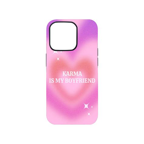 Karma Is My Boyfriend Colorful Heart Case – Sleek Cases | Anti Yellow ...