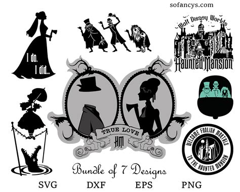 Image result for Haunted Mansion Bride SVG