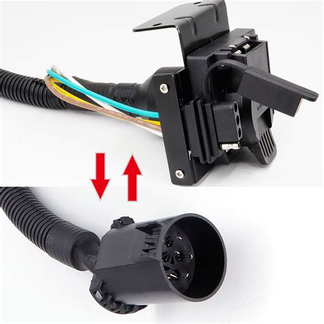 For Chevy Silverado 1500 2500 7 Way Trailer Wiring Harness 4 Way Flat ...