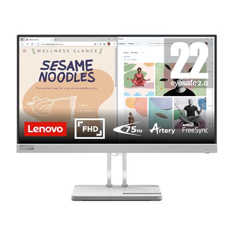 Lenovo L22e-40 â€“ Everyday Monitor - 21.45" FHD Display - 75Hz - 4msâ ...