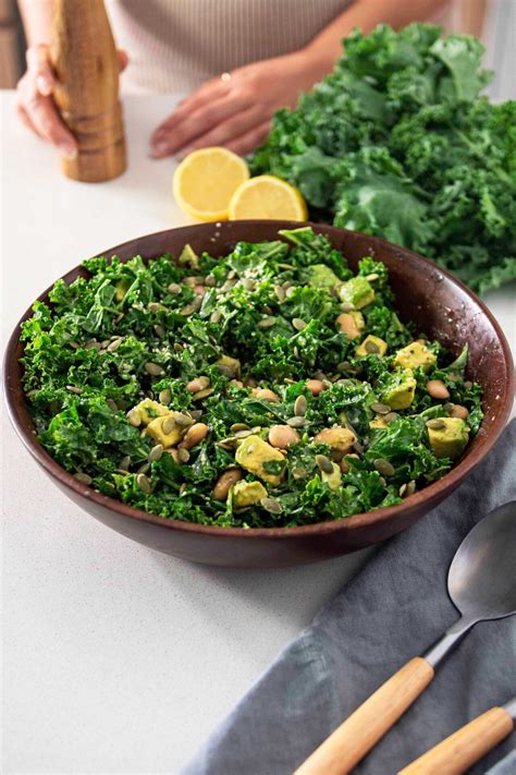Kale & White Bean Salad (Erewhon Copycat) | plantbaes