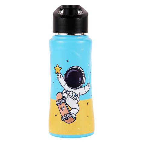 Nuluv Steel Sport Sipper Space | Available on The Mom Store