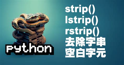 Strip String Python 的图像结果