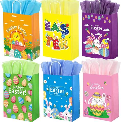 Amazon.com: SPERPAND 24Pcs Easter Gift Bags with Handles - 8.7“ Small ...