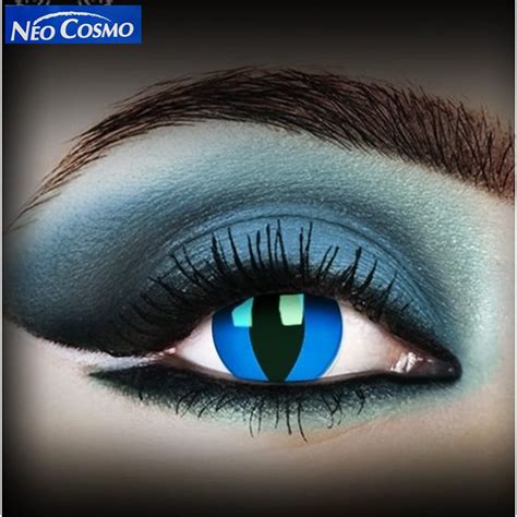 Blue Cat Eye Contacts