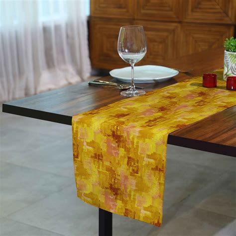Vibrant and Cheerful Yellow Runners - Drape Story – Spaces Drapestory