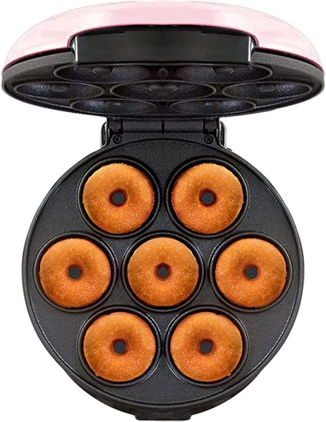 Amazon.com: Mini Doughnut Maker, Mini Donuts Machine, Makes 7 Doughnuts ...