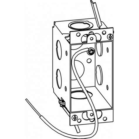 Gangable Switch Box, 1-Gang, Old Work By Orbit Industries SGM1 ...