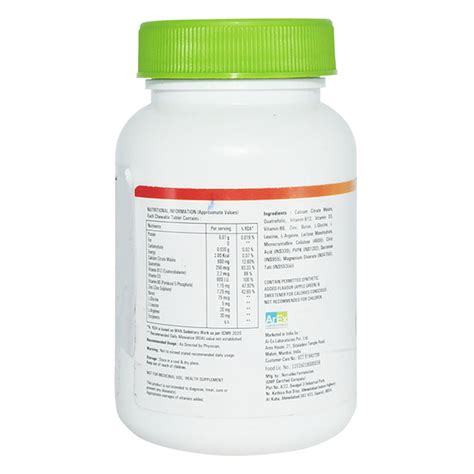 Bonydil Chewables Green Apple Flavour, 30 Tablet – ClickOnCare