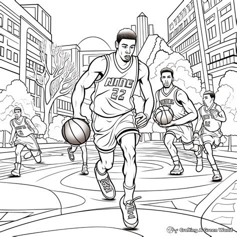 Basketball Coloring Pages - Free & Printable!