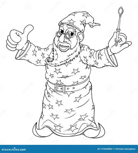 Image result for Wizard Outline