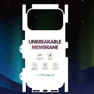 Membrane Flexible Matte Back Guard for iPhone 17 Pro Max – ktusu