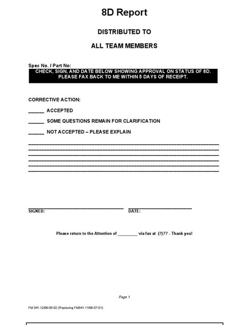 Image result for 8D Report Explained