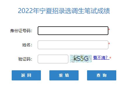 2021年宁夏选调生合格分数线查询（已公布）