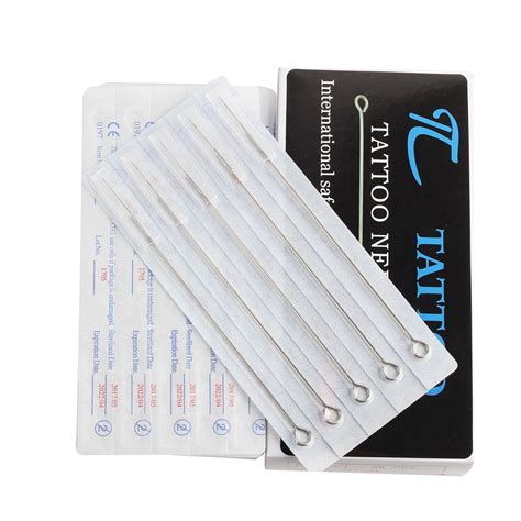 Buy 50 Tattoo Needles 3RL Tc Tattoo 3 Round Line for Tattoo Machine ...
