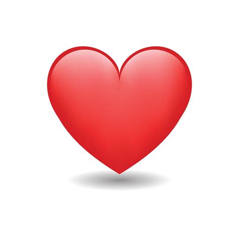 Heart Love Emoji Icon Object Symbol Gradient Vector Art Design Cartoon ...