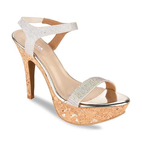 Buy ROCIA Silver Women Diamante Studded Stiletto at Amazon.in