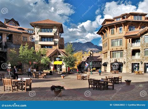 Mountain Village in Telluride, Colorado Editorial Photography - Image ...