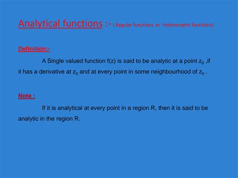 Analytical Function Example 的图像结果