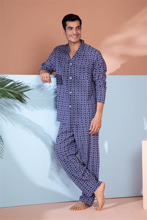 Buy Men Nightwear | Cotton Night Suit for Men - Private Lives