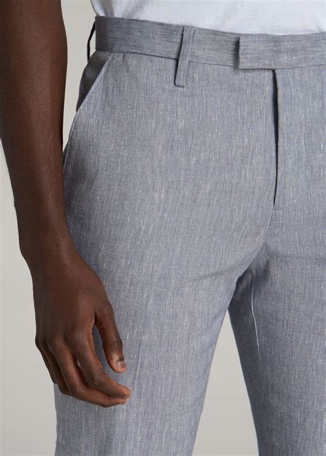 Stretch Linen Dress Pants for Tall Men | American Tall
