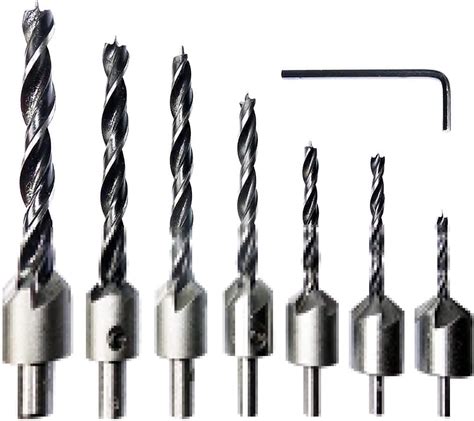 Rangwell Steel Countersink Drill Bit Set Power Tools Accessories with ...