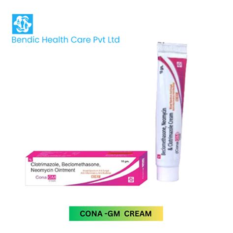 Cona gm cream - Clotrimazole, Beclomethasone, Neomycin Ointment ...