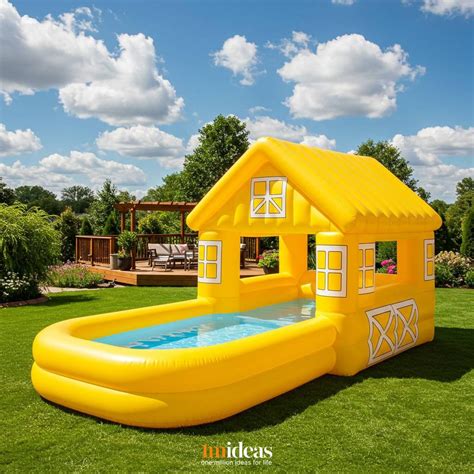 Inflatable Barn Pools – Splash & Play in Style with Realistic Barn ...