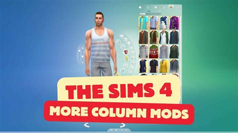 Sims 4 More Columns Mod | CAS More Columns