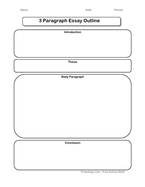 Image result for 3 Paragraph Essay Example