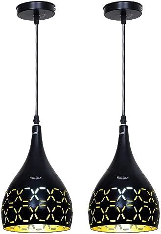 HOMEBLAZE Ceiling Hanging Light Metal Cutting Balloon Shape Lamp Pack ...