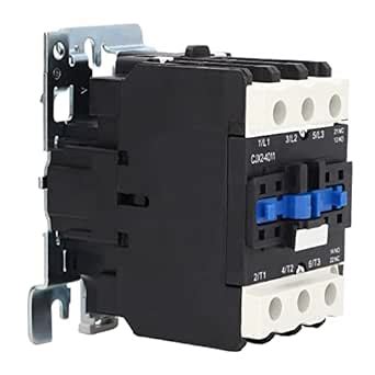 AC Contactor, Power Contactor ABS Red Copper Flame Retardant 40A for ...