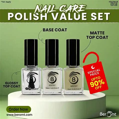 Nail Care Polish Value Set, Affordable, Durable, & High-Quality – Beromt