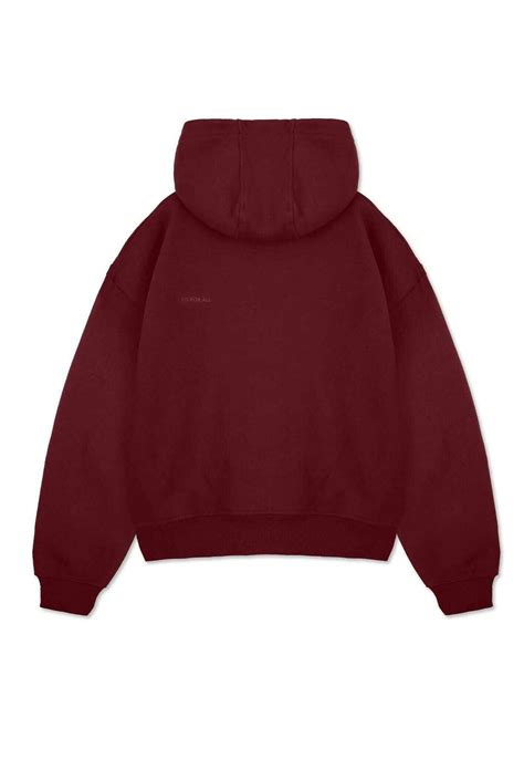 HERMAN&CO UNISEX - Zip-up sweatshirt - dark red | Dark red hoodie ...
