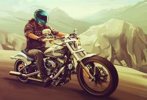 Poster Art Harley Davidson Motorbike Art – Arts sl-16786 (Wall Poster ...