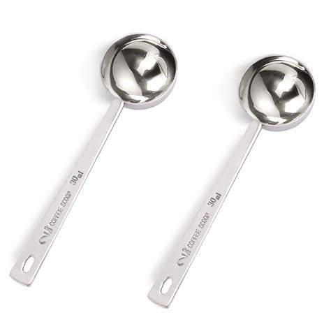 Amazon.com: 2 Pcs 2 Tablespoon Scoops with Long Handles, 30 ml ...
