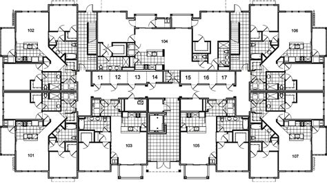 Apartment Building Floor Plan With Dimensions - Infoupdate.org