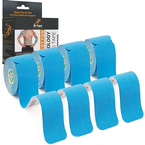 Kinesiology Tape | 2”x10” PreCut Strips |4 Rolls/80 Strips| JuneBugz ...
