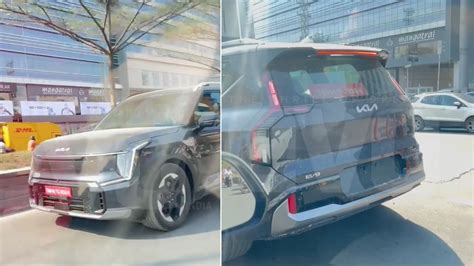 Kia EV9 7-Seat Electric SUV Seen Testing Sans Camo » Car Blog India