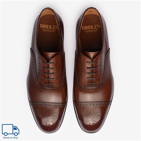 Semi Brogue Oxford - Brown - Char Last - RTW – Bridlen