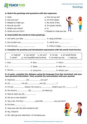 ESL Beginner Introduction Worksheets 的图像结果